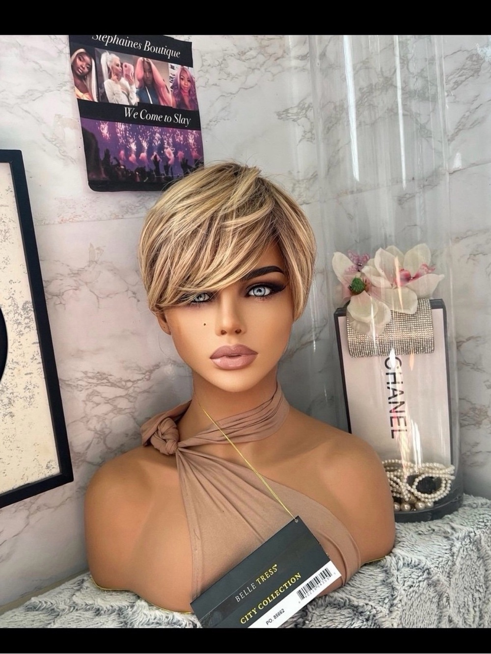 Belle Tress SOHO Caramel Blonde R Monofilament Lace Front Wig